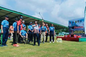 Puluhan Atlet Disabilitas Ramaikan Kejurprov Para Panahan Sumsel 2024 di Lahat