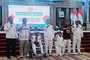 Kontingen NPCI Sumsel di Peparnas Solo Resmi Dilepas Pj Gubernur Sumsel 