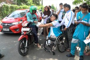 Jelang Idul Adha, Ratusan Atlet Disabilitas NPCI Sumsel Gelar Acara Berbagi