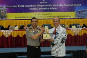 Jadikan Kampus ‘Bersinar’ Bersih Narkoba, UPGRIP Gandeng BNNP Sumsel