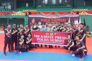 Borong 7 Medali, Kontingen Polda Sumsel Raih Peringkat 7 Nasional di Kejuaraan Karate Kapolri Cup 2025