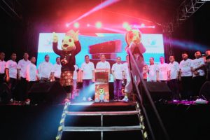 Spektakuler! Wagub Cik Ujang Launching Maskot dan Logo Porprov XV dan Peparprov V Sumsel 2025