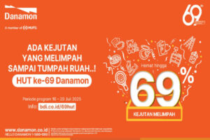 Danamon Rayakan Ulang Tahun ke 69 dengan Semangat Tumbuh Bersama, Maju Bersama