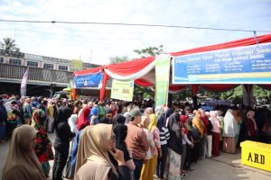 Jaga Stabilitas Harga, Operasi Pasar Murah Hadir di Terminal Perumnas Palembang