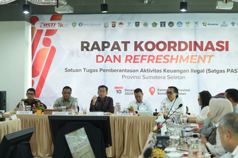 OJK Sumsel Perketat Gerakan Satgas PASTI untuk Perang Total Melawan Keuangan Ilegal