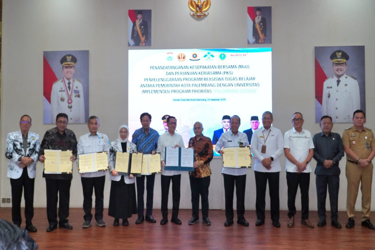 UPGRI Palembang Jadi Satu-satunya PTS Mitra Pemkot Palembang dalam Program Beasiswa Tugas Belajar PNS