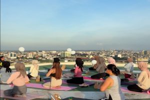 Sambut Matahari Terbit dari Helipad, ARYADUTA Palembang Luncurkan Program Wellness TJAKAP DJIWA