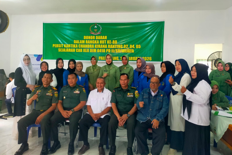 UPGRIP Jadi Tuan Rumah Donor Darah HUT ke-80 Persit KCK, Tegaskan Komitmen Kampus Peduli dan Unggul