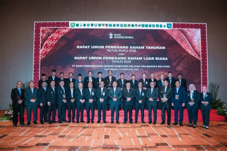 Bank Sumsel Babel Tetapkan Pembagian Deviden Rp302,9 Miliar dalam RUPS Tahunan Tahun Buku 2025