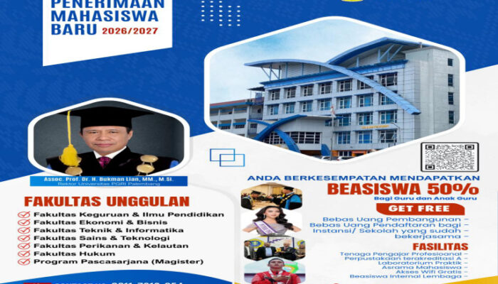 PMB 2026/2027 Resmi Dibuka, UPGRIP Tawarkan Fasilitas Lengkap, Beasiswa Luas, dan Masuk Top 100 Nasional
