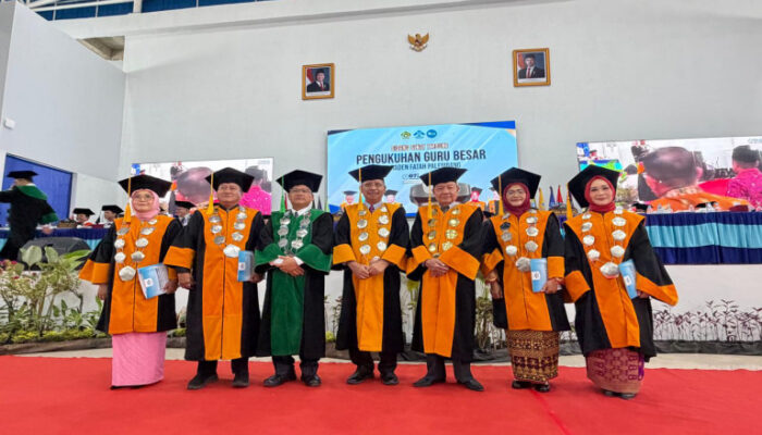 Empat Guru Besar Dikukuhkan, Rektor UIN RF Tegaskan Peran Strategis Kampus Menuju Indonesia Emas 2045