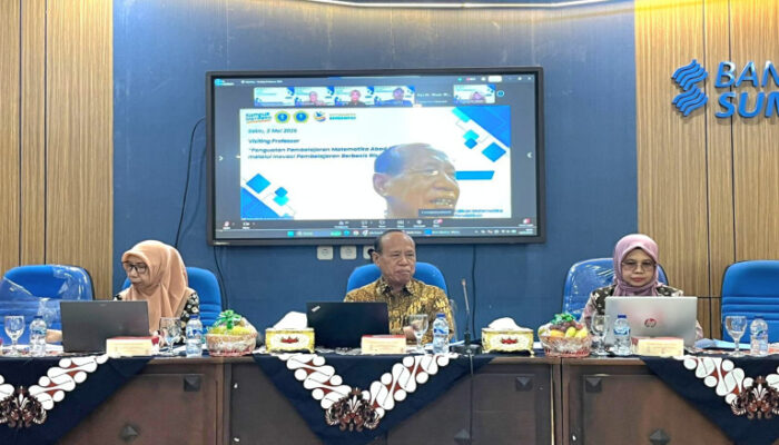 UPGRIP Hadirkan Visiting Professor, Perkuat Pembelajaran Matematika Abad 21 Berbasis Riset