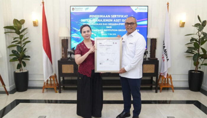 PGN Raih ISO 55001, Bukti Ketangguhan Pengelolaan Infrastruktur Gas Bumi