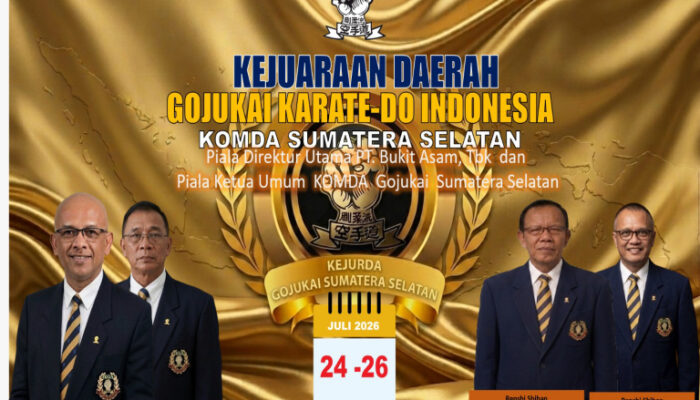 Menuju Kejurnas Piala Jaksa Agung RI Makassar, Gojukai Sumsel Gelar Kejurda XXVI dan Festival Karate Terbesar Tahun 2026