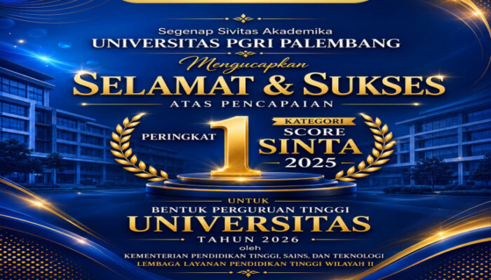 UPGRIP Raih Peringkat 1 Score SINTA 2025, Bukti Komitmen Menjadi Kampus Unggul dalam Riset dan Inovasi