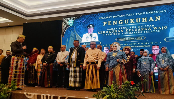 DPW KKW Sumsel Resmi Dikukuhkan, Siapkan LBH Gratis dan Platform Digital untuk Perkuat Solidaritas Perantau Wajo