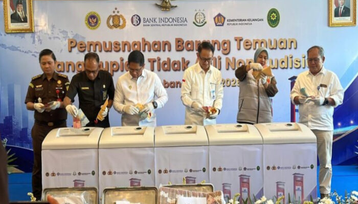 Bank Indonesia dan Botasupal Sumsel Musnahkan 24.476 Lembar Uang Palsu, Tegaskan Komitmen Jaga Kepercayaan terhadap Rupiah