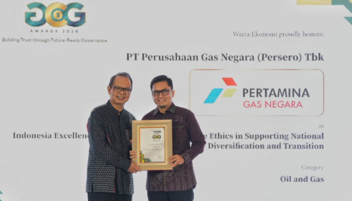 Bukti Kepatuhan dan Integritas Tata Kelola Perusahaan, PGN Raih Penghargaan Indonesia Excellence Good Corporate Governance Awards 2026
