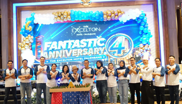 Anniversary ke-4 The Excelton Hotel Palembang Jadi Momentum Penguatan Layanan dan Kepemimpinan Baru