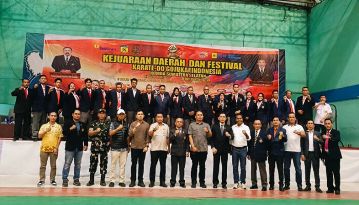 Dibuka Dr. Mhd. Fatria, 564 Karateka Berburu Tiket Kejurnas Gojukai Piala Kejagung RI di Kejurda Sumsel 2026