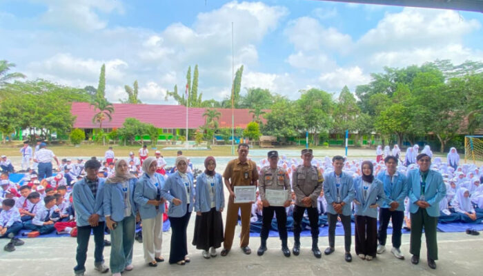 Cegah Narkotika dan Pergaulan Bebas, KKN 85 UIN Raden Fatah Gandeng Polsek Cambai Edukasi Pelajar SMPN 6 Prabumulih