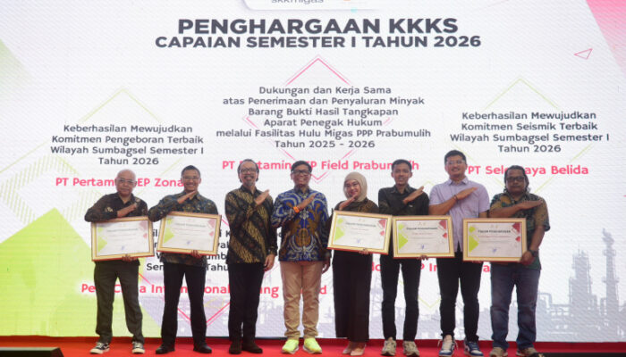 SKK Migas Apresiasi Kinerja Hulu Migas Sumbagsel, 6 KKKS dan Mitra Raih Penghargaan