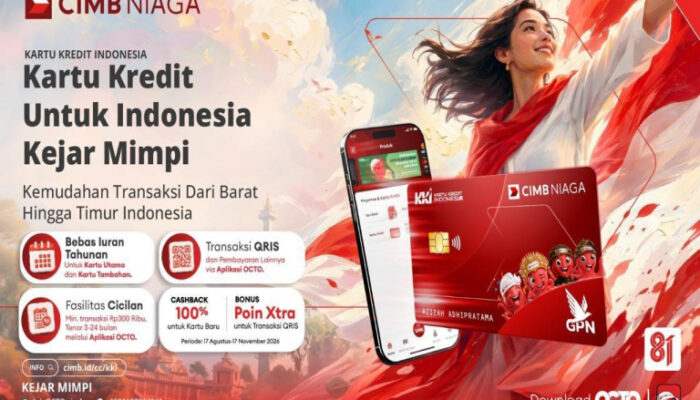 CIMB Niaga Luncurkan Kartu Kredit Indonesia Ritel untuk Dukung Ekosistem Pembayaran Nasional dan Transaksi Digital yang Lebih Praktis
