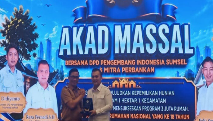 PI Sumsel Gelar Akad Massal 118 Unit, Targetkan 7.000 Rumah Subsidi Tahun Ini