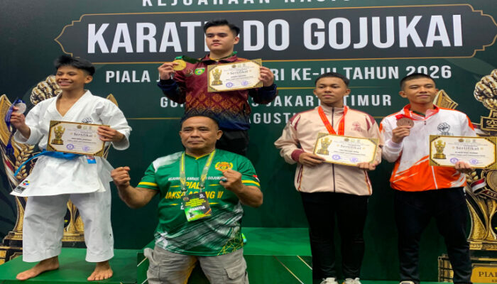 Tampil Perkasa di Jakarta, Gojukai Sumsel Raih 8 Medali di Hari Pertama Kejurnas Piala Jaksa Agung RI