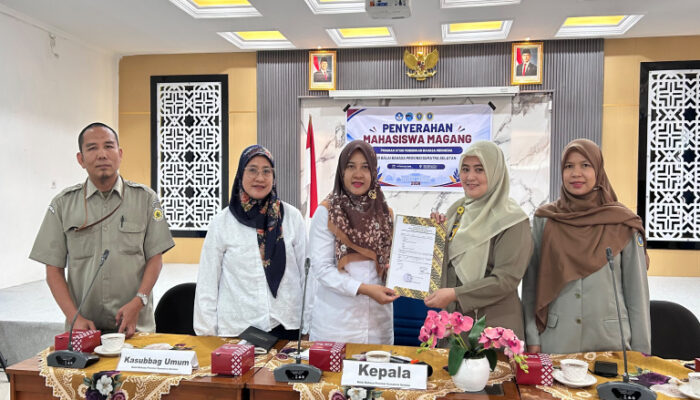 19 Mahasiswa Pendidikan Bahasa Indonesia UPGRIP Magang di Balai Bahasa Sumsel, Perkuat Pengalaman Profesional Mahasiswa