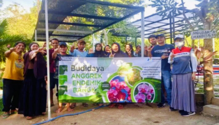 Pertamina Patra Niaga Regional Sumbagsel Kembangkan 23 Spesies Anggrek di Bukit Pinteir Bangka Tengah
