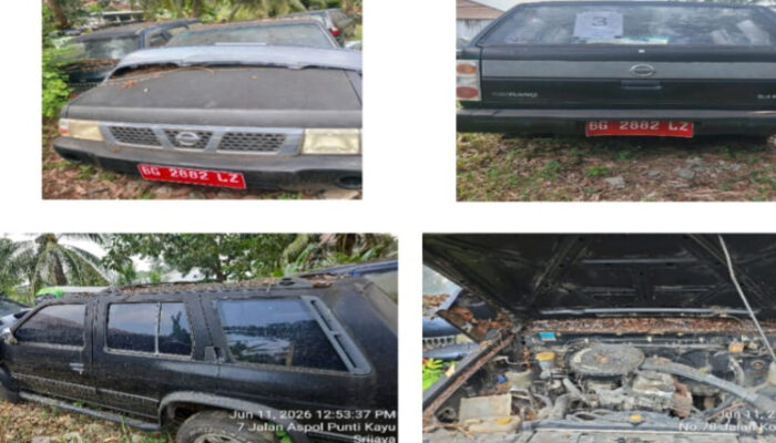 Pemprov Sumsel Lelang 38 Mobil Dinas Tua, Harga Dinilai DJKN dan Terbuka untuk Umum