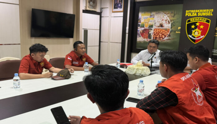 ‎ARUN Sumsel Bahas Penanganan Karhutla Bersama Ditreskrimsus Polda Sumsel