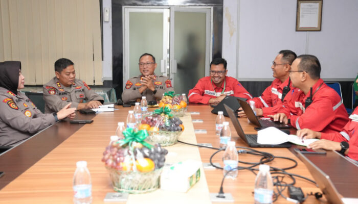 Kilang Plaju Gelar Anev Perjanjian Kerja Sama Teknis dengan Ditpamobvit Polda Sumsel, Perkuat Pengamanan Objek Vital Nasional