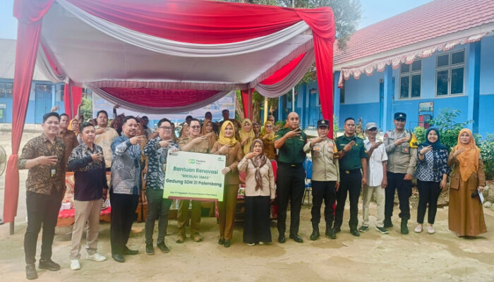 Dukung Generasi Emas Indonesia, Pegadaian Renovasi Empat Ruang Kelas SD Negeri 31 Palembang